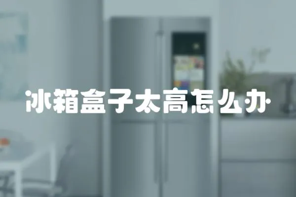 冰箱盒子太高怎么辦