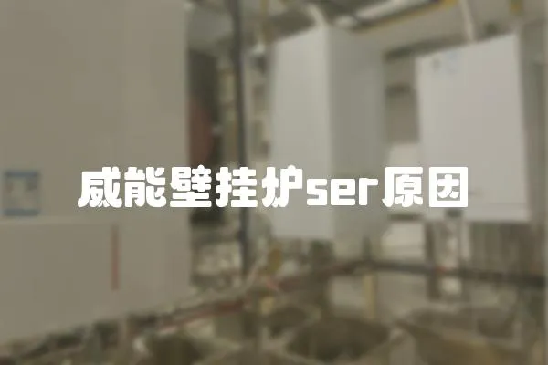 威能壁掛爐ser原因