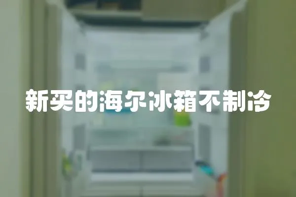 新買的海爾冰箱不制冷