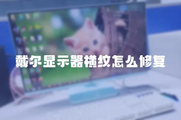 戴爾顯示器橫紋怎么修復