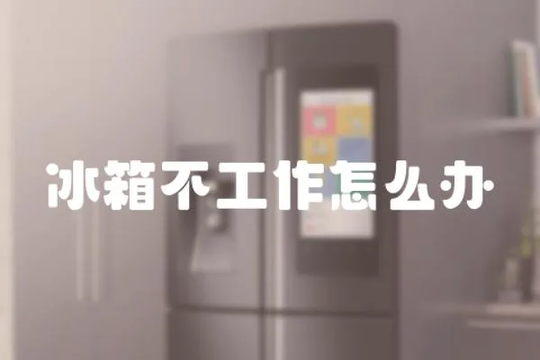 冰箱不工作怎么辦