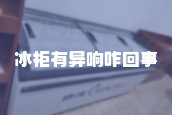 冰柜有異響咋回事