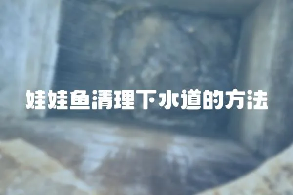 娃娃魚清理下水道的方法