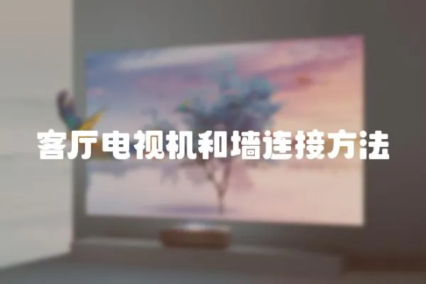 客廳電視機和墻連接方法