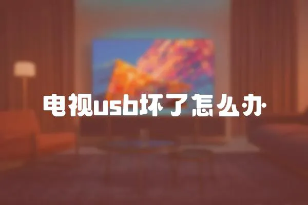 電視usb壞了怎么辦