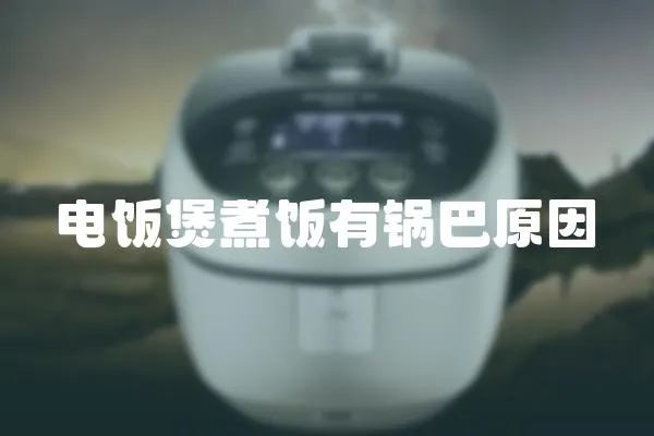 電飯煲煮飯有鍋巴原因