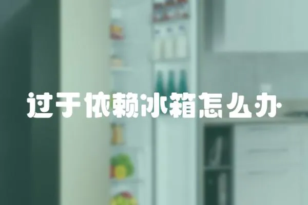 過于依賴冰箱怎么辦