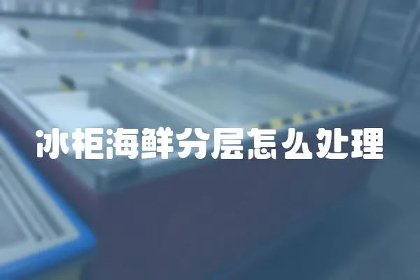 冰柜海鮮分層怎么處理