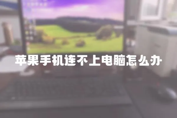 蘋果手機連不上電腦怎么辦