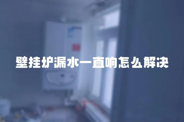 壁掛爐漏水一直響怎么解決