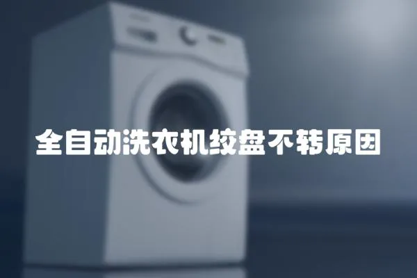 全自動洗衣機絞盤不轉原因