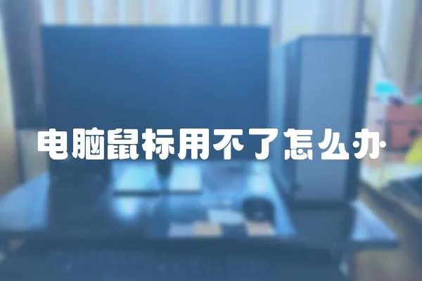 電腦鼠標用不了怎么辦