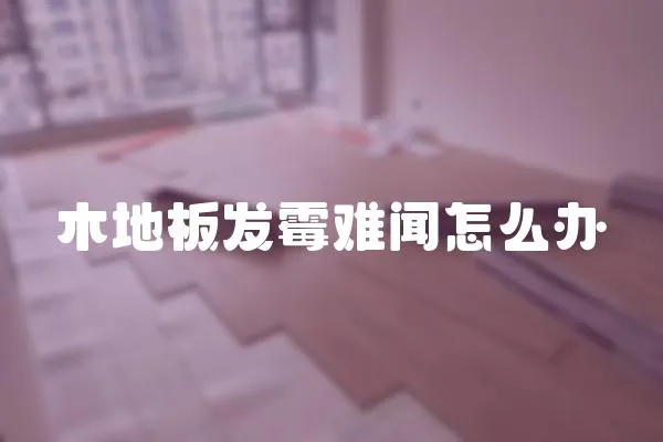 木地板發(fā)霉難聞怎么辦
