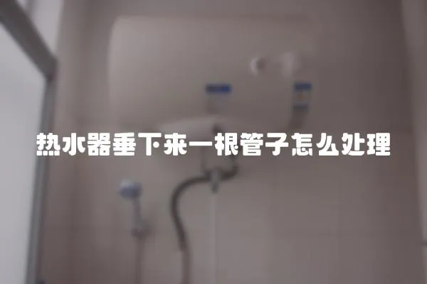 熱水器垂下來一根管子怎么處理