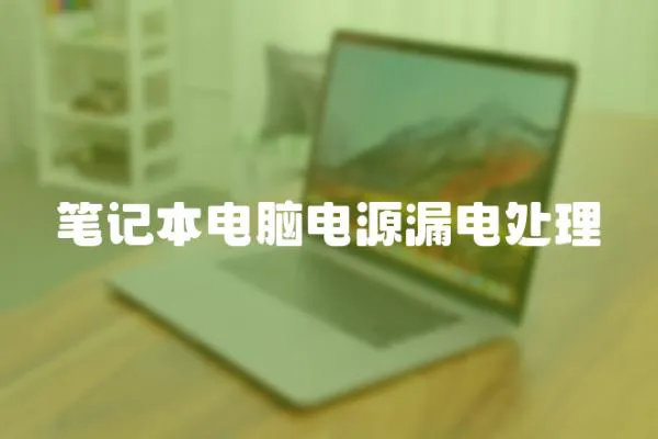 筆記本電腦電源漏電處理