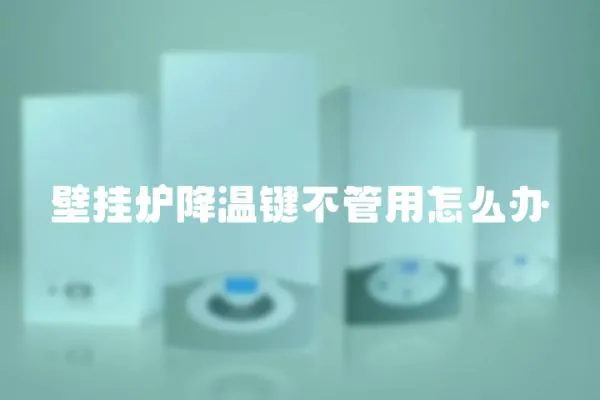 壁掛爐降溫鍵不管用怎么辦