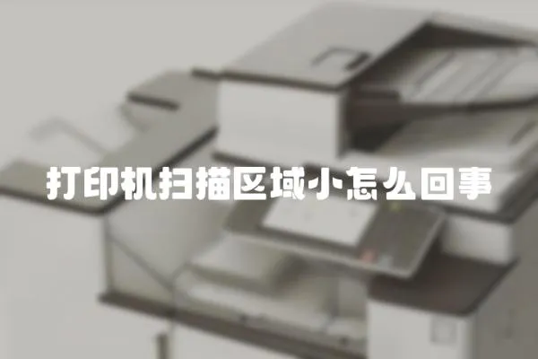 打印機掃描區域小怎么回事
