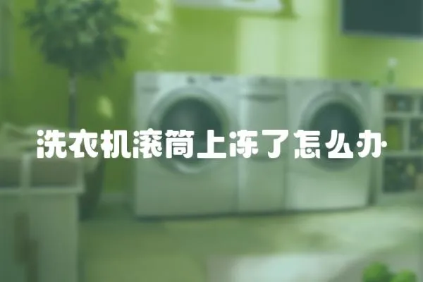 洗衣機(jī)滾筒上凍了怎么辦