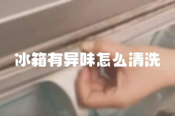冰箱有異味怎么清洗