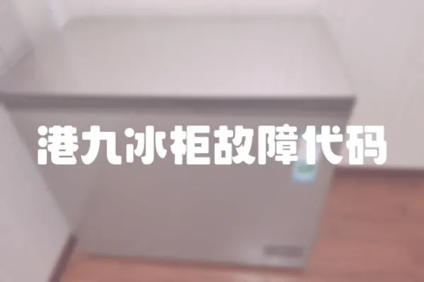 港九冰柜故障代碼