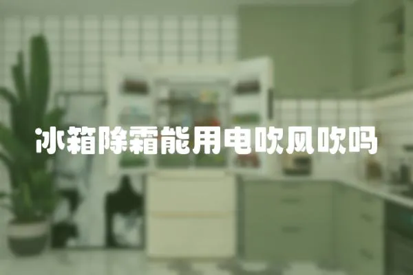 冰箱除霜能用電吹風吹嗎
