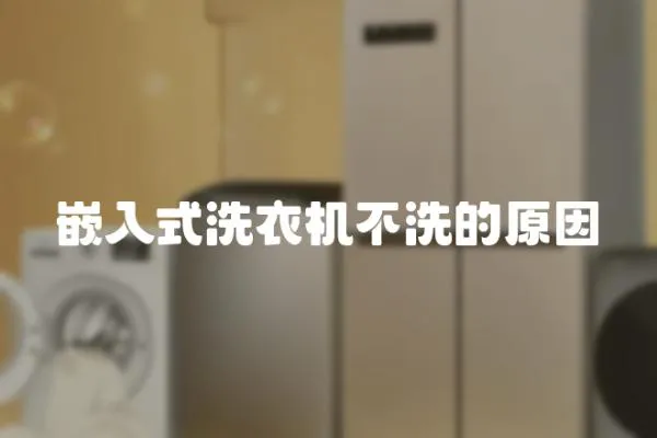 嵌入式洗衣機不洗的原因