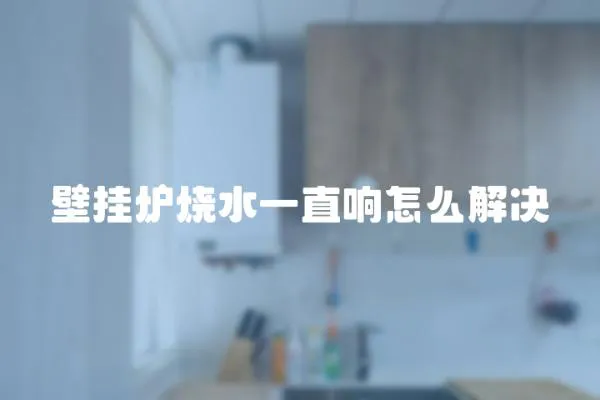 壁掛爐燒水一直響怎么解決