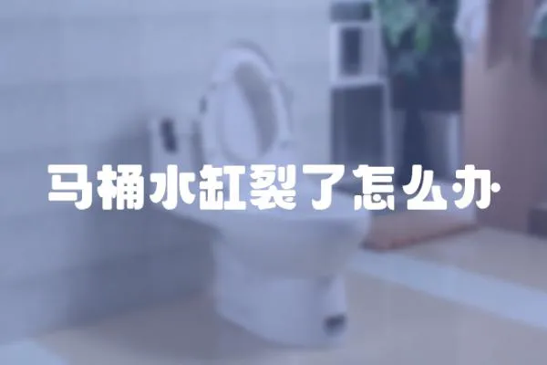 馬桶水缸裂了怎么辦
