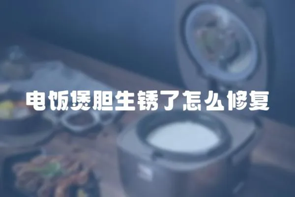 電飯煲膽生銹了怎么修復