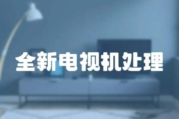 全新電視機處理