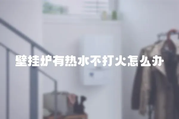 壁掛爐有熱水不打火怎么辦