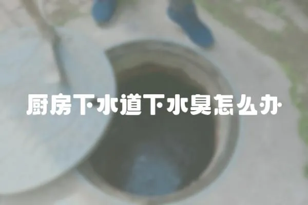廚房下水道下水臭怎么辦