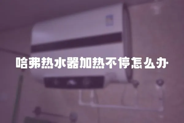 哈弗熱水器加熱不停怎么辦