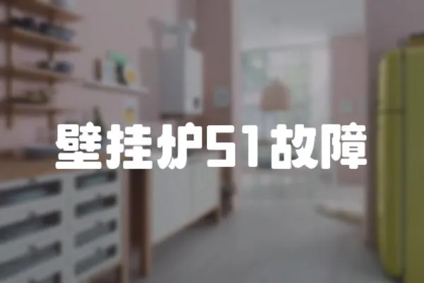 壁掛爐51故障