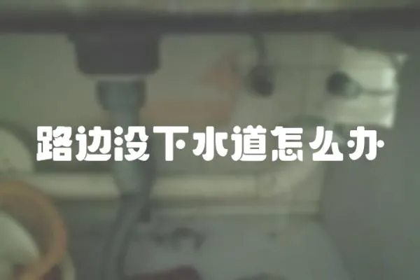 路邊沒下水道怎么辦