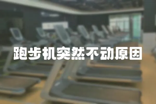 跑步機突然不動原因