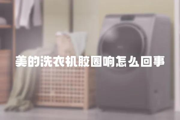 美的洗衣機膠圈響怎么回事