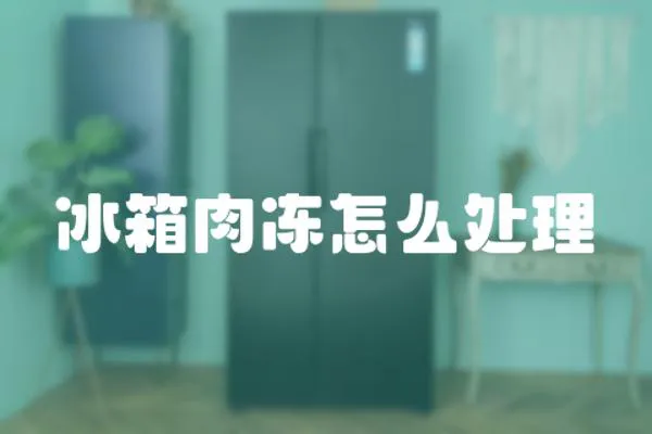 冰箱肉凍怎么處理