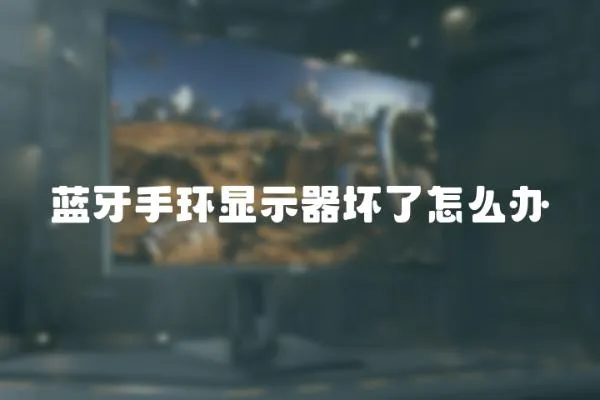 藍牙手環顯示器壞了怎么辦