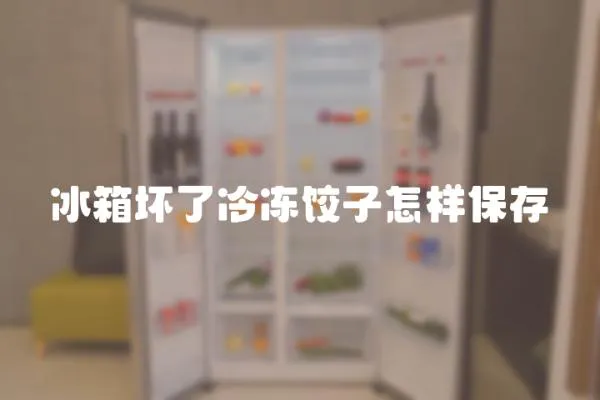 冰箱壞了冷凍餃子怎樣保存