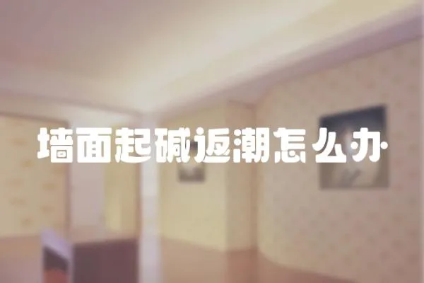 墻面起堿返潮怎么辦