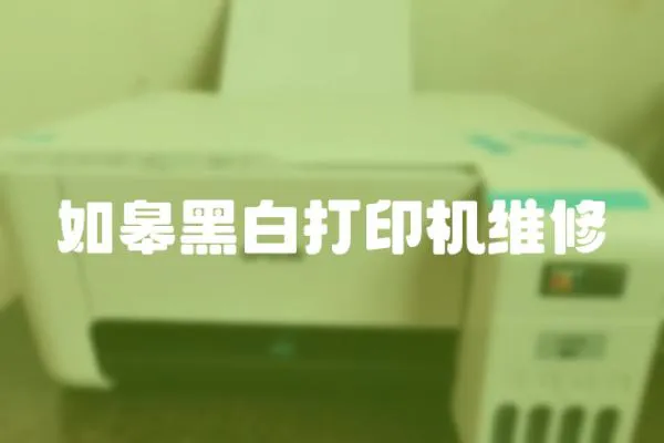 如皋黑白打印機維修