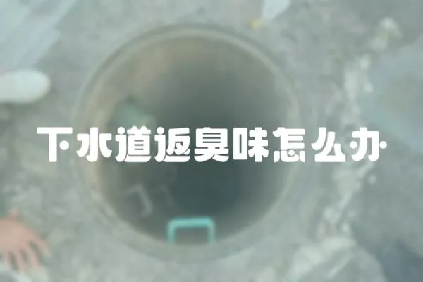 下水道返臭味怎么辦