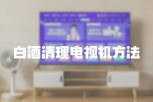 白酒清理電視機方法