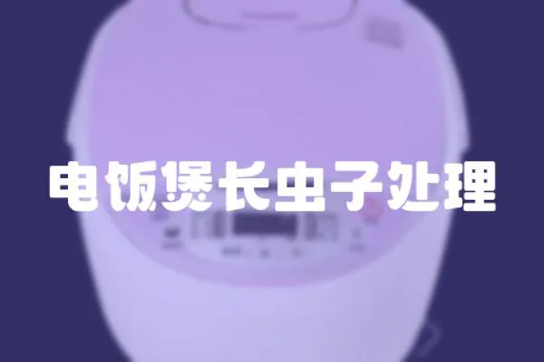 電飯煲長蟲子處理