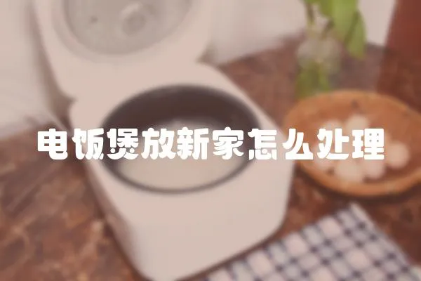 電飯煲放新家怎么處理