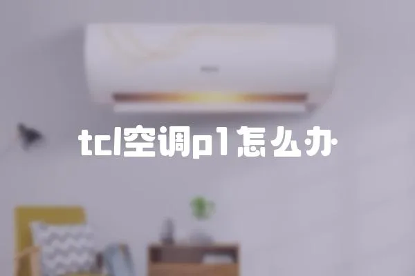 tcl空調(diào)p1怎么辦