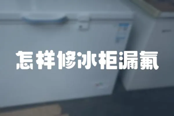 怎樣修冰柜漏氟
