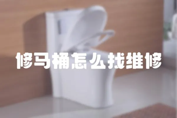 修馬桶怎么找維修