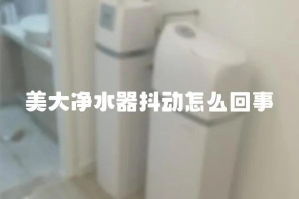 美大凈水器抖動怎么回事